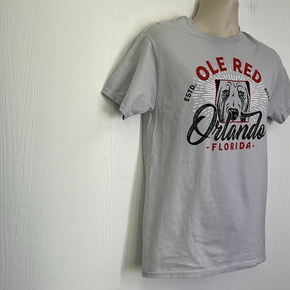 Ole Red - Ole Red Orlando Florida Graphic Light Grey Short Sleeve Shirt Small - Picture 4 of 8